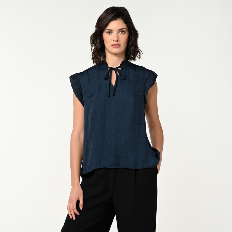 UNIVERSITY CLUB - Blusa Mujer Sin mangas Satín University Club