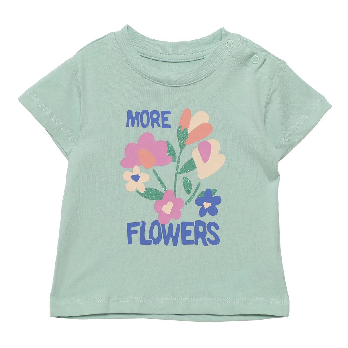 YAMP - Camiseta Bebé niña con Estampado Manga corta Algodón Yamp