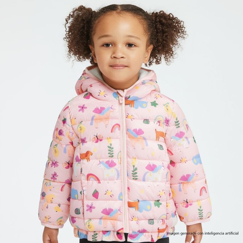 YAMP - Chaqueta Bebé niña Con capucha Yamp