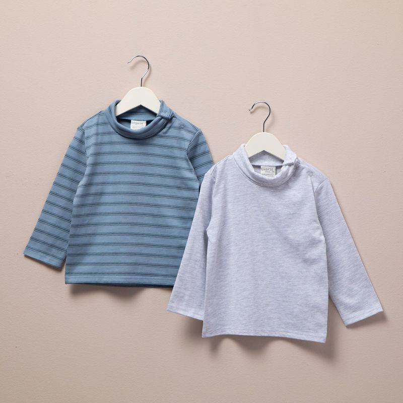 YAMP - Saco Bebé niño Pack de 2 unidades Con cuello Manga larga Algodón Yamp