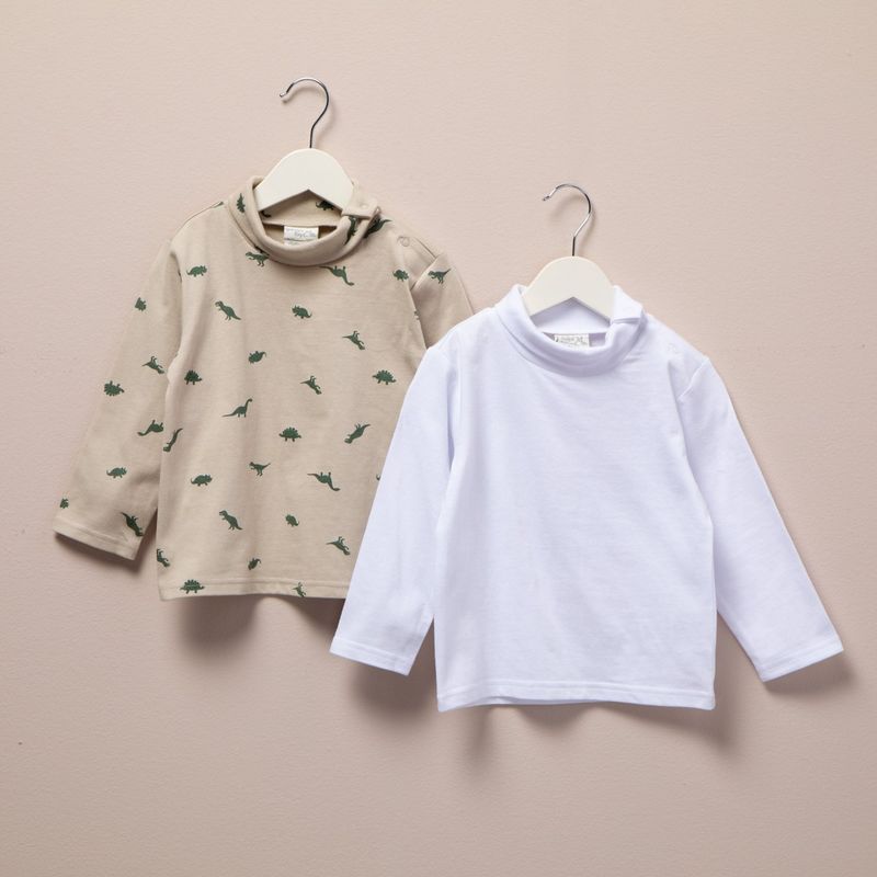 YAMP - Saco Bebé niño Pack de 2 unidades Con cuello Manga larga Algodón Yamp