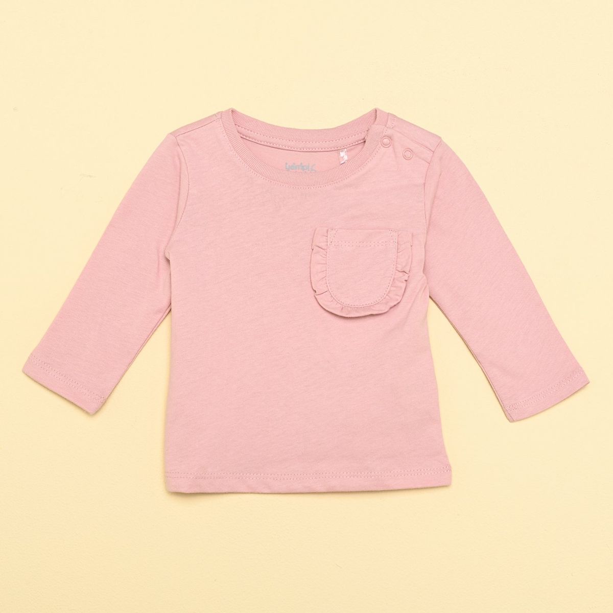 YAMP - Camiseta manga larga Bebé niña Algodón Yamp