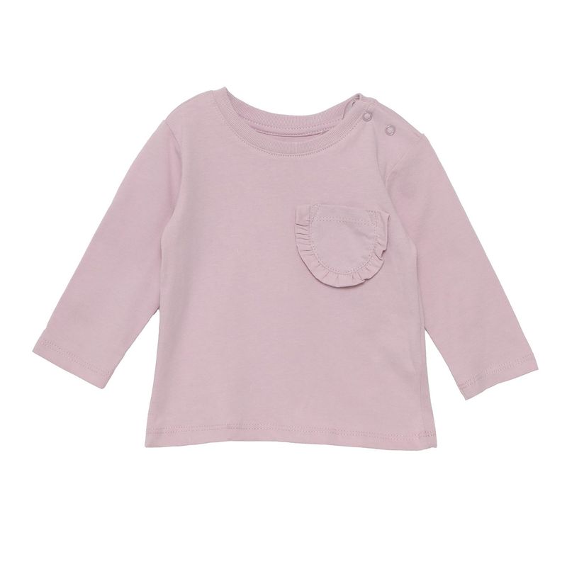 YAMP - Camiseta manga larga Bebé niña Algodón Yamp