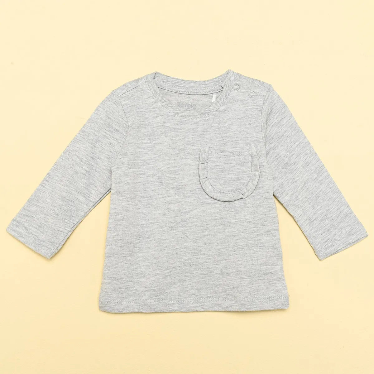 YAMP - Camiseta manga larga Bebé niña Algodón Yamp