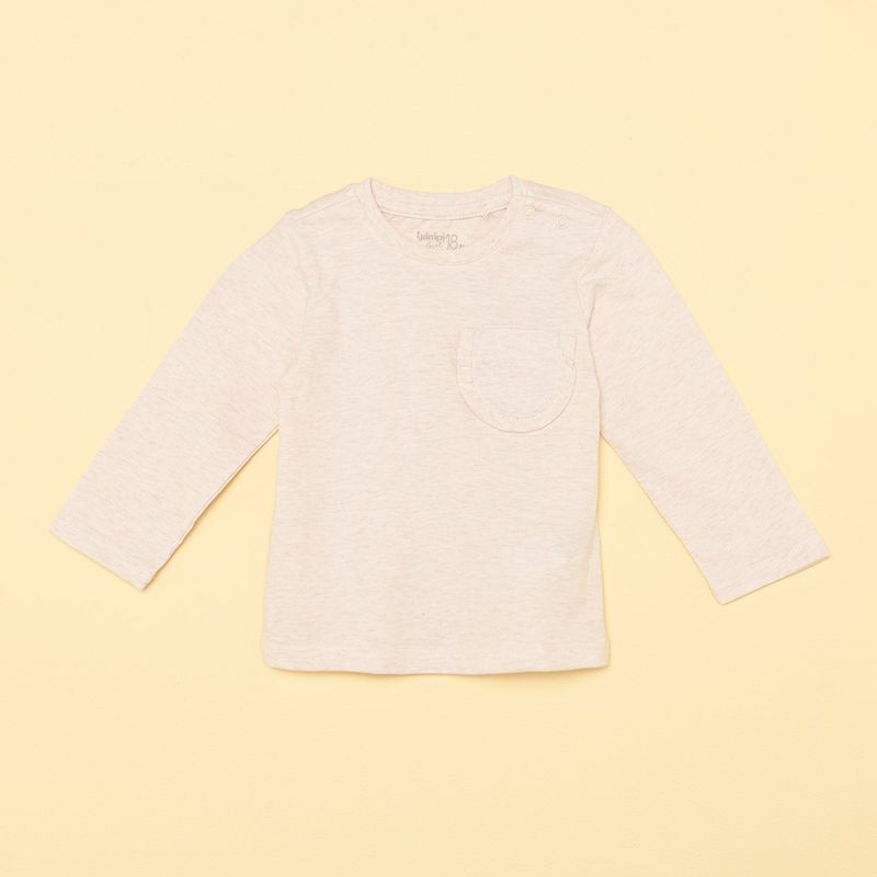YAMP - Camiseta manga larga Bebé niña Algodón Yamp