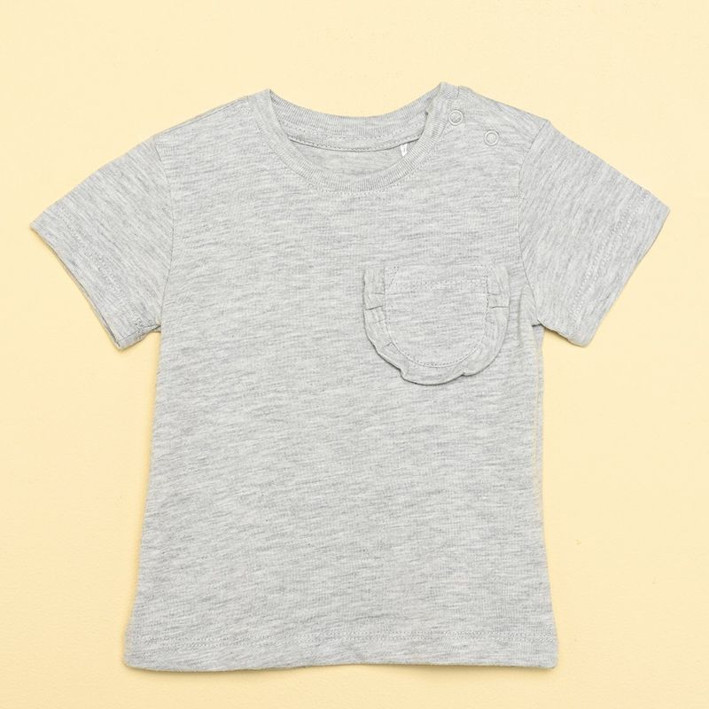 YAMP - Camiseta Bebé niña Manga corta Algodón Yamp