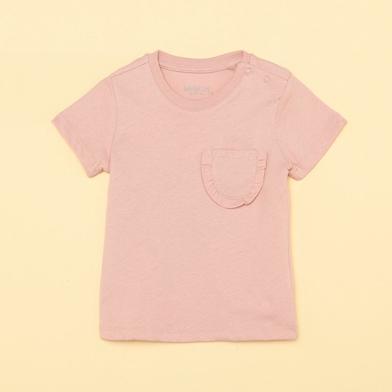 YAMP - Camiseta Bebé niña Manga corta Algodón Yamp