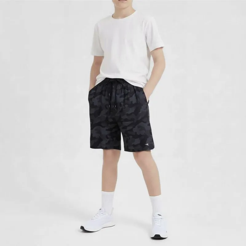 DIADORA - Pantaloneta para Niño con Logo Cintura elásticada Diadora Lifestyle