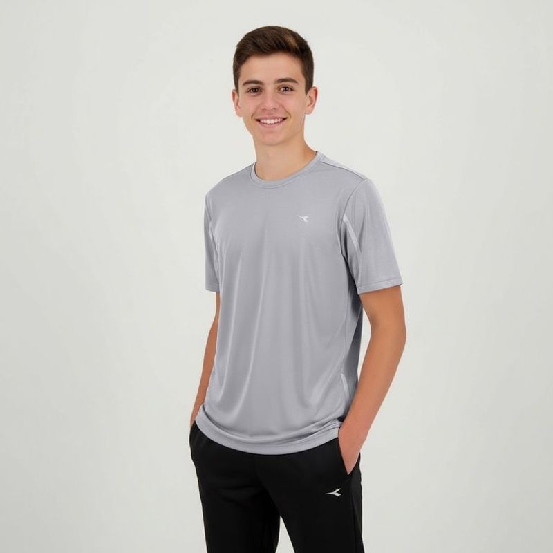 DIADORA - Camiseta para Niño con Logo Manga corta Diadora
