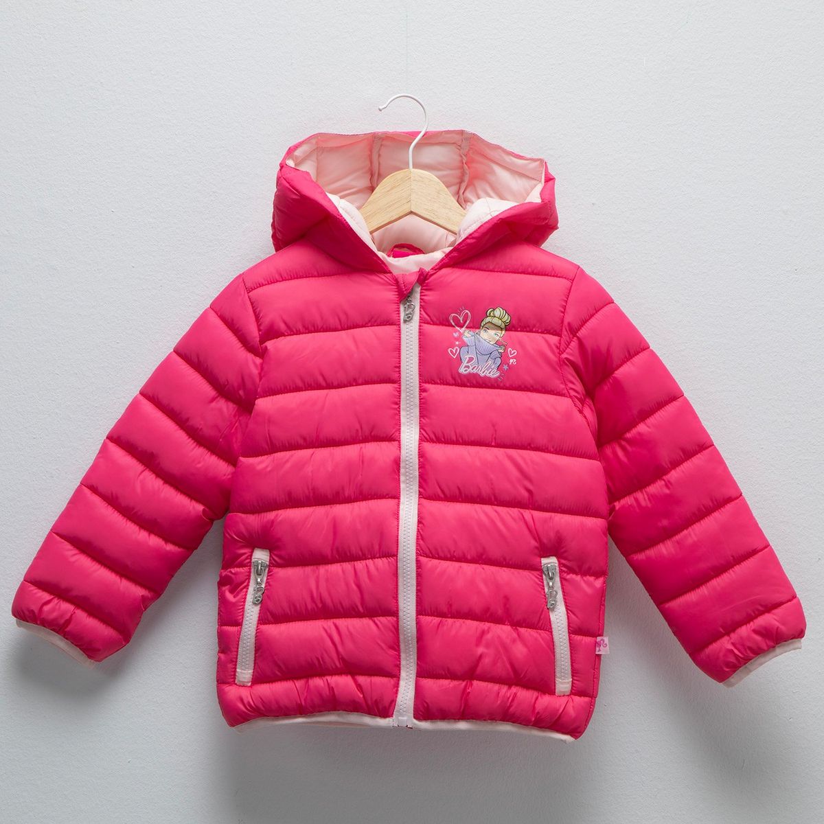 BARBIE - Chaqueta para Niña Acolchada Manga larga Barbie
