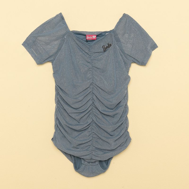 BARBIE - Body para Niña Manga corta de Algodón