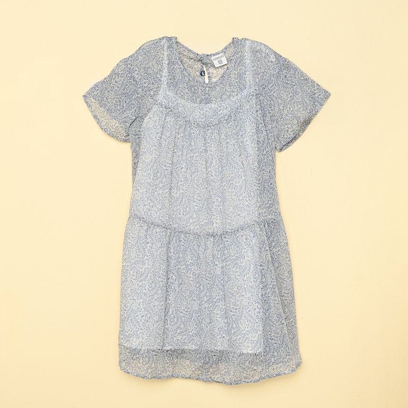 CONIGLIO - Vestido Niña con Flores Manga corta Coniglio