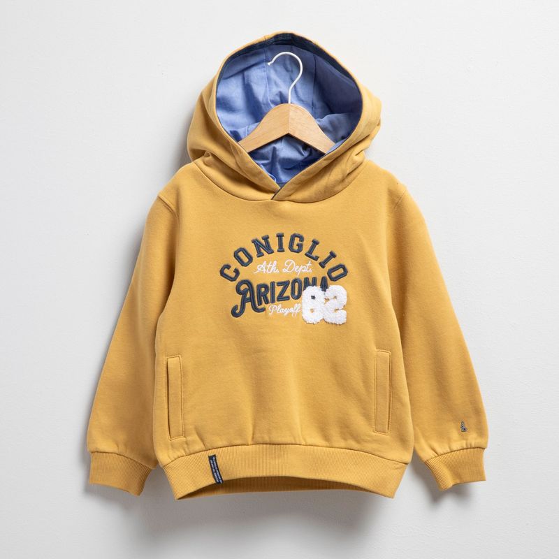 CONIGLIO - Saco Niño con Estampado Con capucha de Algodón Coniglio