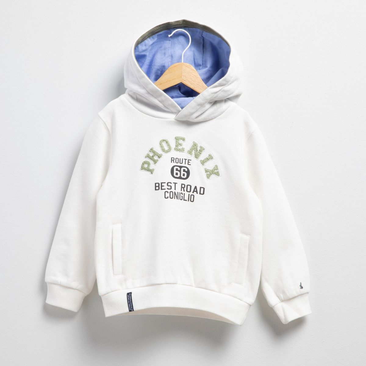 CONIGLIO - Saco Niño con Estampado Con capucha de Algodón Coniglio