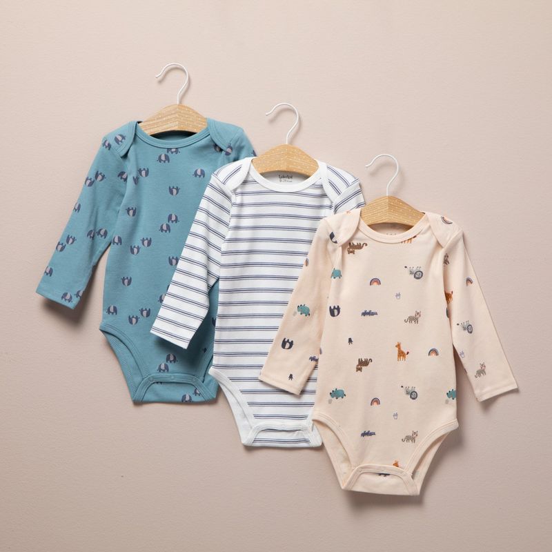 YAMP - Body Bebé niño Pack de 3 unidades Algodón Yamp