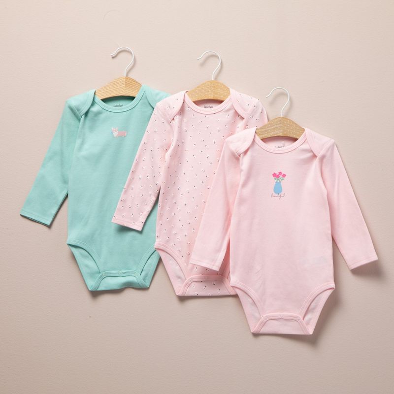YAMP - Body Bebé niña Pack de 3 unidades Algodón Yamp