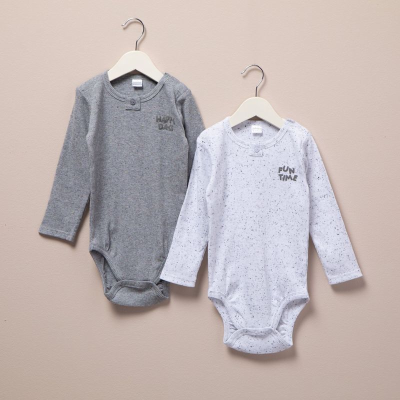 YAMP - Body Bebé niño Pack de 2 unidades Algodón Yamp