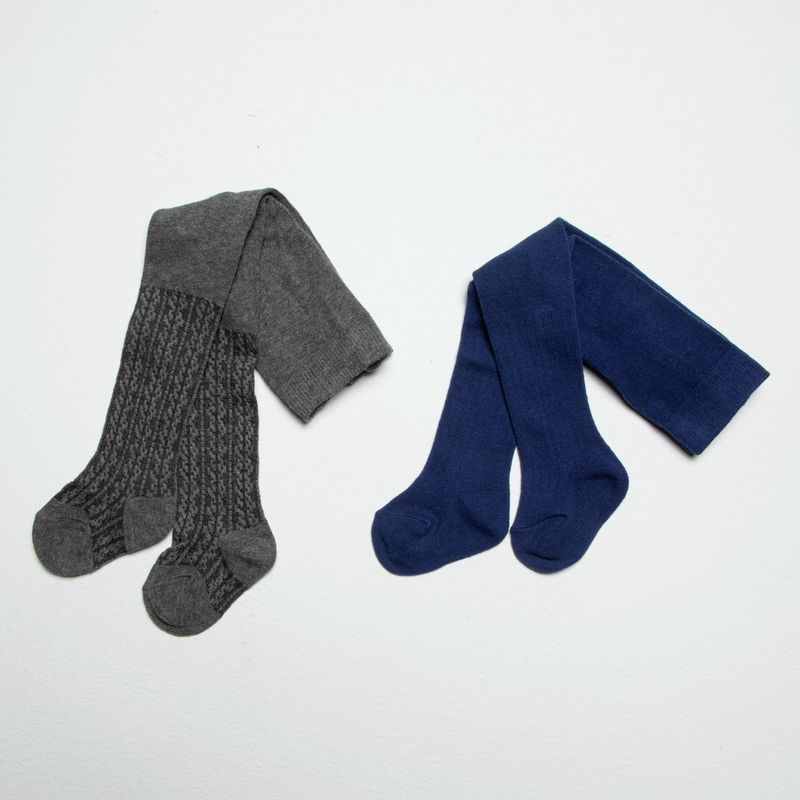 YAMP - Medias para Bebé niña Pack de 2 unidades de Algodón Yamp
