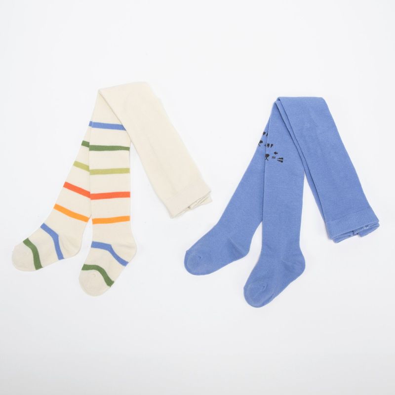YAMP - Medias para Bebé niña Pack de 2 unidades de Algodón Yamp