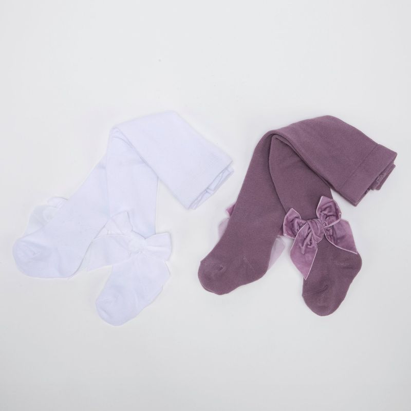 YAMP - Medias para Bebé niña Pack de 2 unidades de Algodón Yamp
