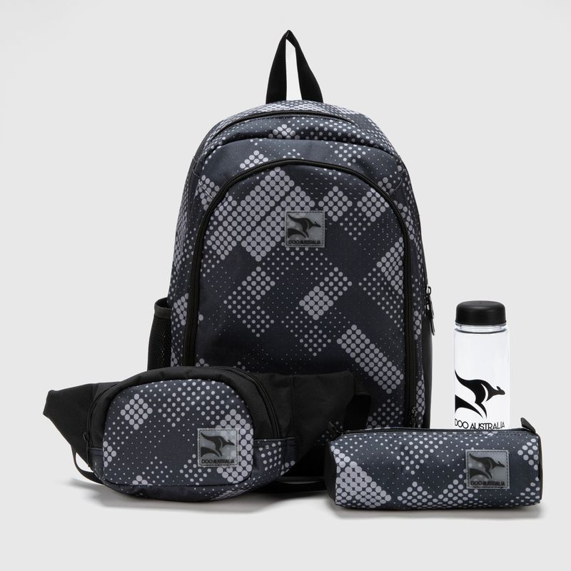 DOO AUSTRALIA - Mochila Juveni Doo Malibu C3 Black Geometrics con ruedas