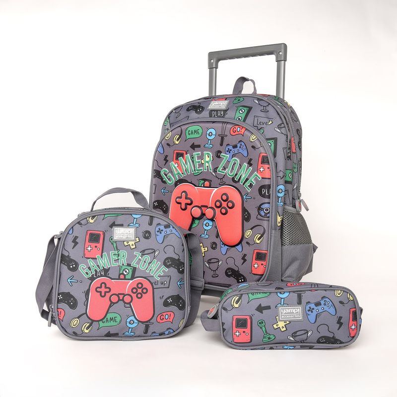 YAMP - Mochila Infant Yamp Star C7 Dino con ruedas