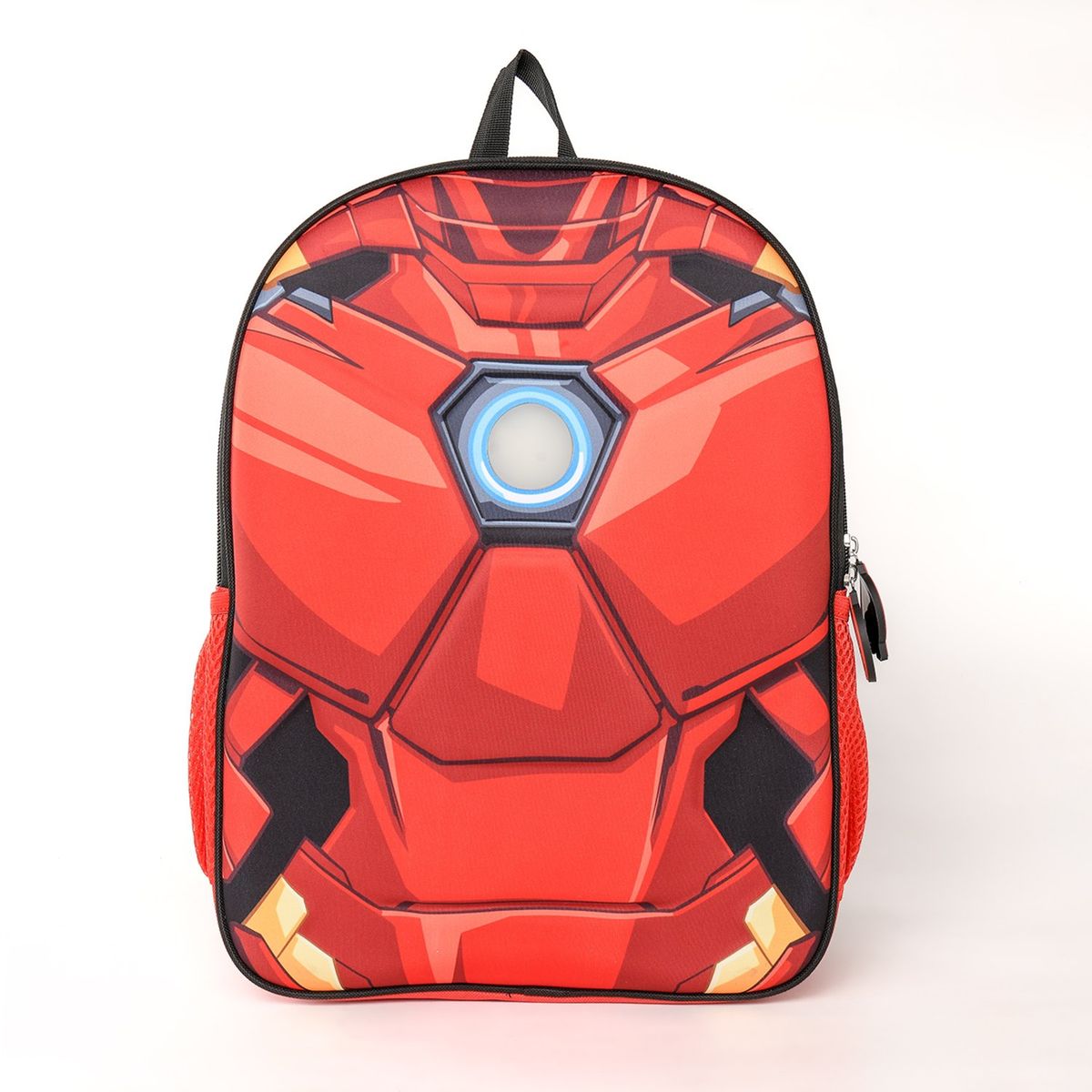 MARVEL - Maleta escolar para niños Iron Man con lonchera y cartuchera