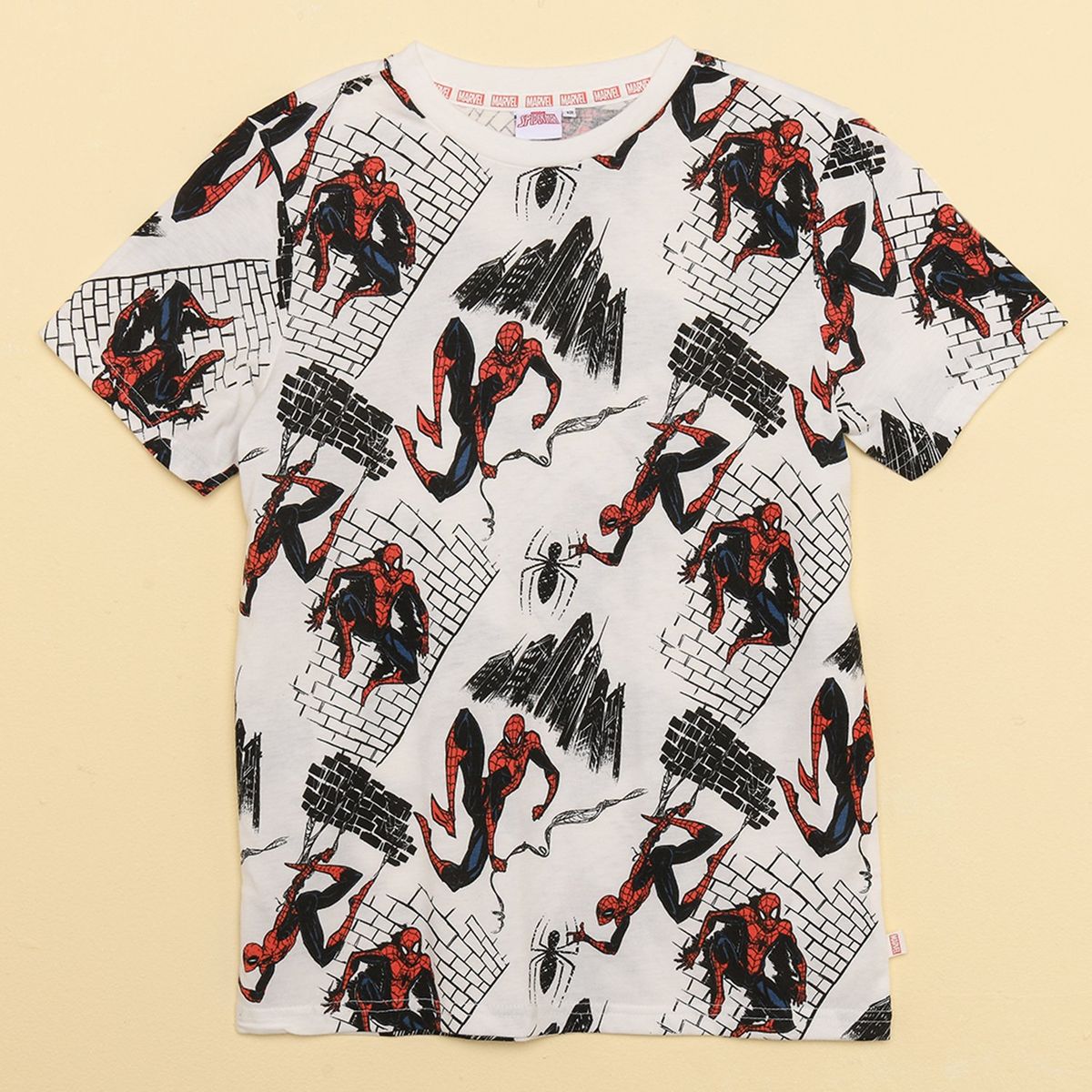 SPIDER MAN - Camiseta Niño Manga corta en Algodón Spider-Man