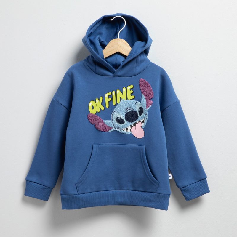LILO & STITCH - Saco para Niño con capucha Lilo & Stitch de Algodón