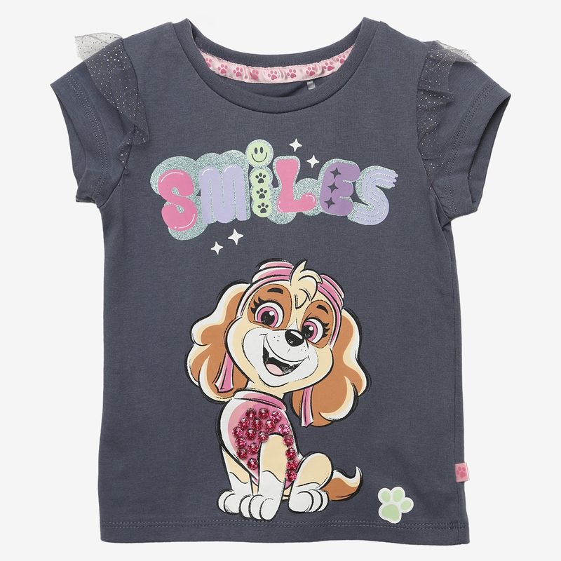 PAW PATROL - Camiseta Niña con Estampado Manga corta Algodón Paw Patrol