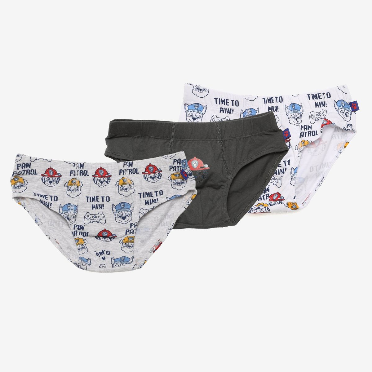 PAW PATROL - Calzoncillos y bóxers para Niño Pack de 3 unidades Cintura elásticada Paw Patrol de Algodón Paw Patrol