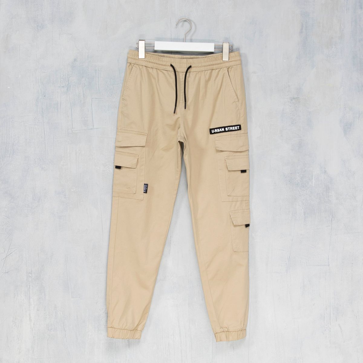 FEDERATION - Pantalón para Niño Cintura elásticada Cargo de Algodón Federation