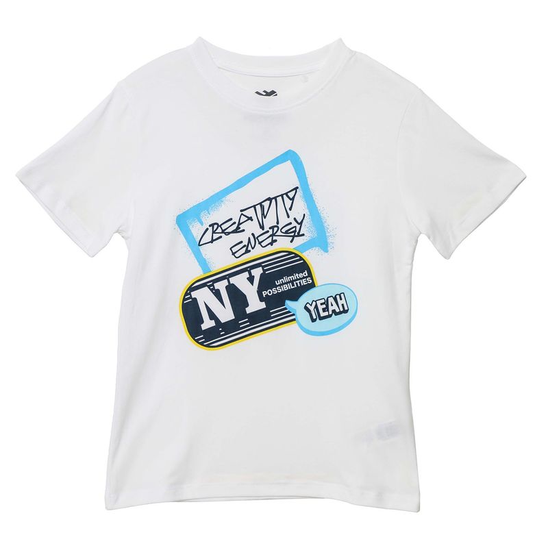 FEDERATION - Camiseta Niño con Estampado Manga corta Algodón Federation
