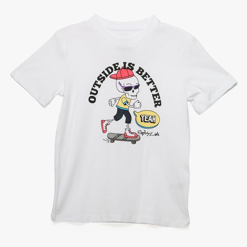 FEDERATION - Camiseta Niño con Estampado Manga corta Algodón Federation