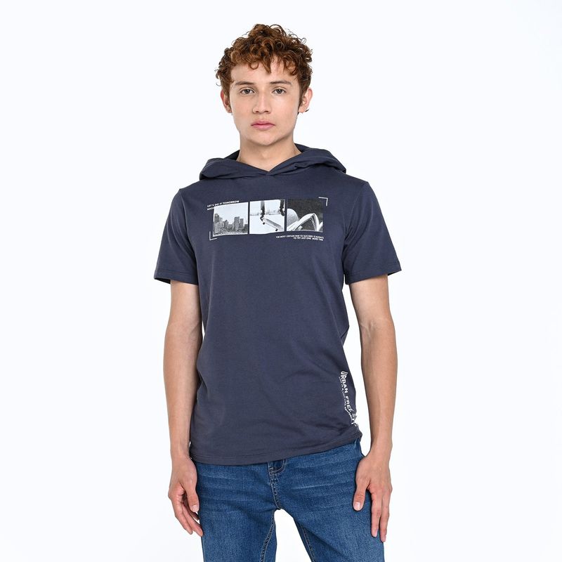 FEDERATION - Camiseta Niño con Estampado Con capucha Manga corta Algodón Federation