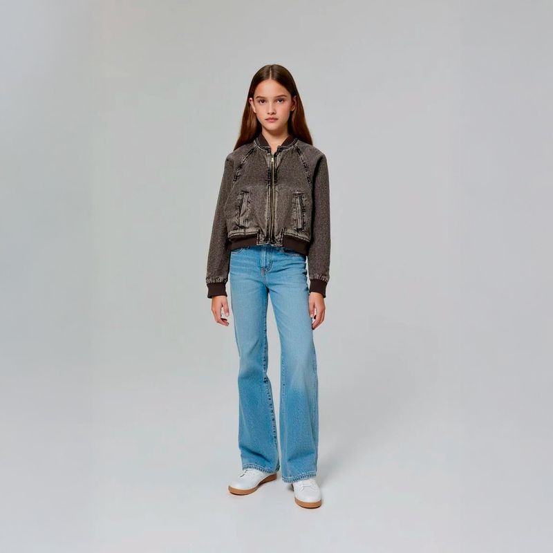 ELV - Chaqueta para Niña de Algodón ELV