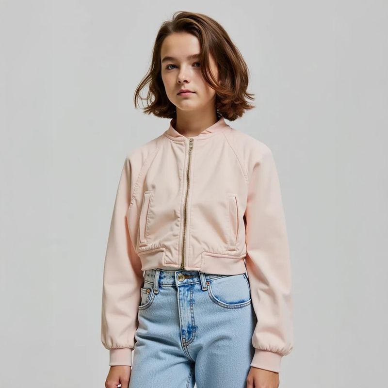 ELV - Chaqueta para Niña de Algodón ELV