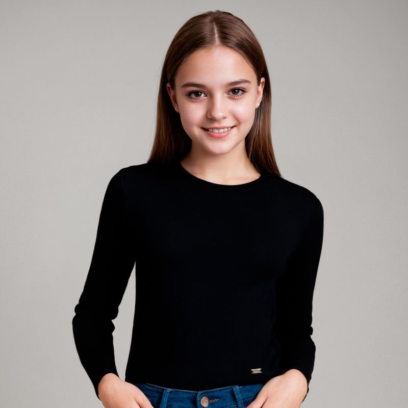 ELV - Camiseta manga larga Niña Algodón ELV