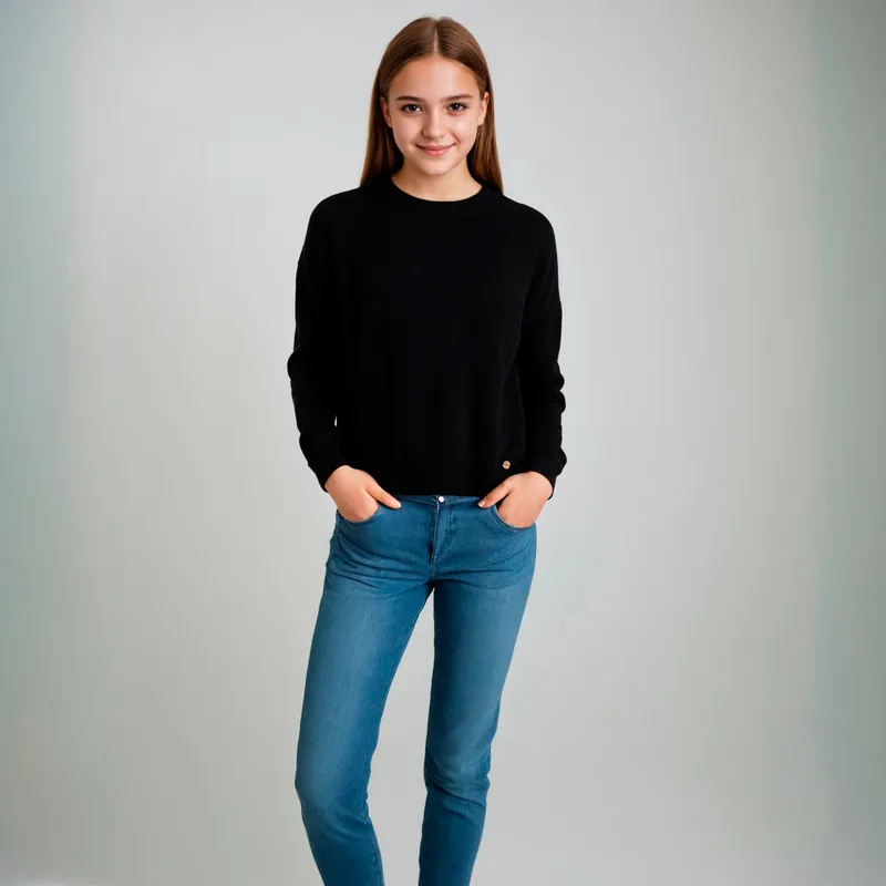 ELV - Saco para Niña de Algodón ELV