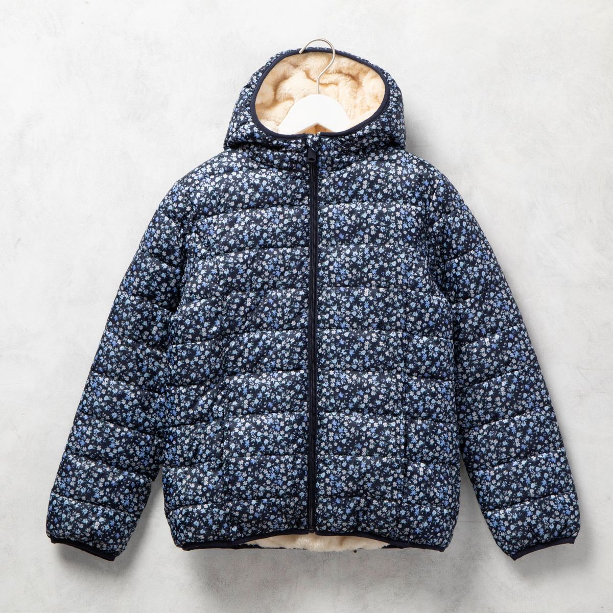 ELV - Chaqueta para Niña Acolchado Con capucha ELV