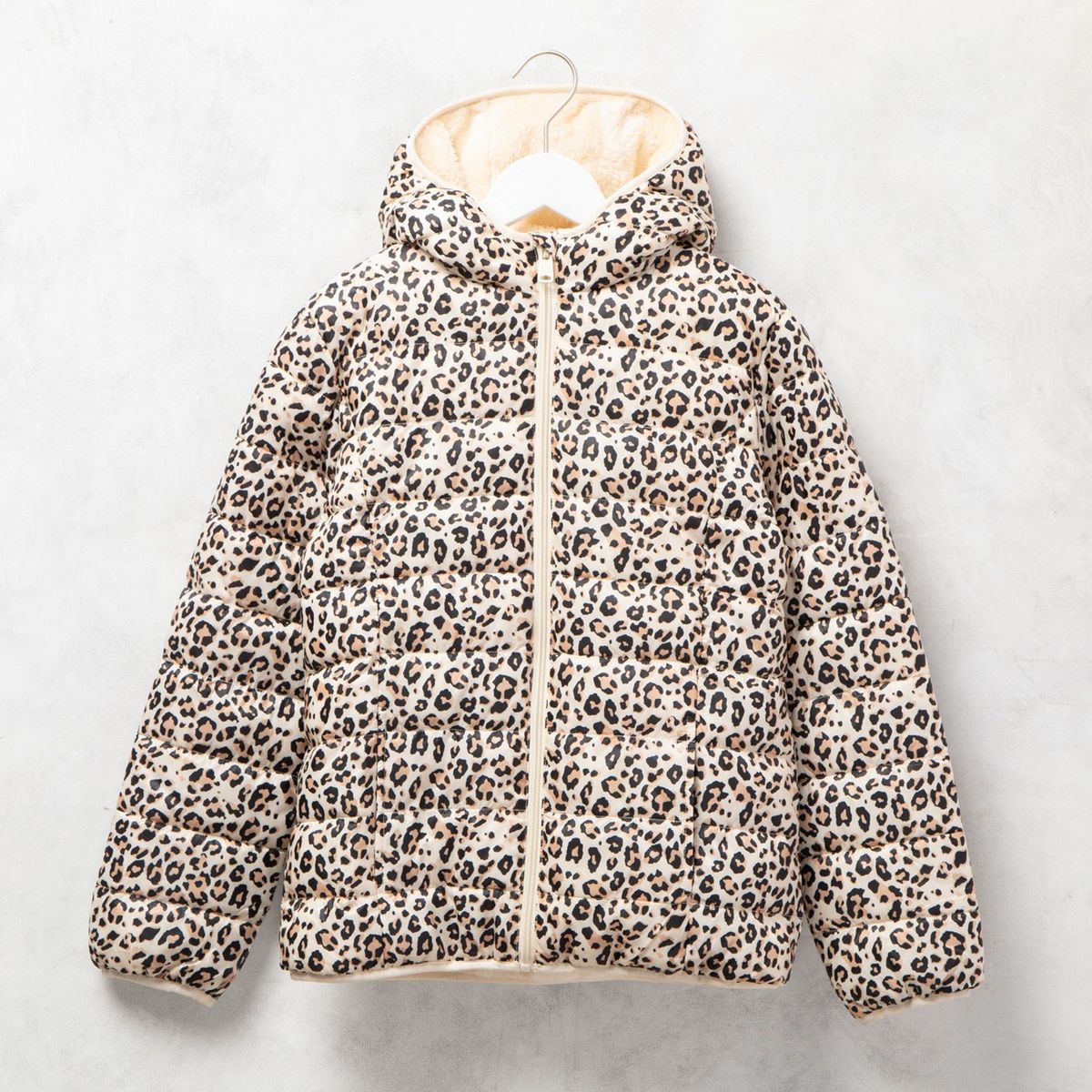 ELV - Chaqueta para Niña Acolchado Con capucha ELV