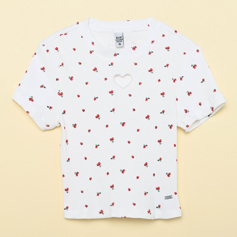 ELV - Camiseta Niña Manga corta Algodón ELV