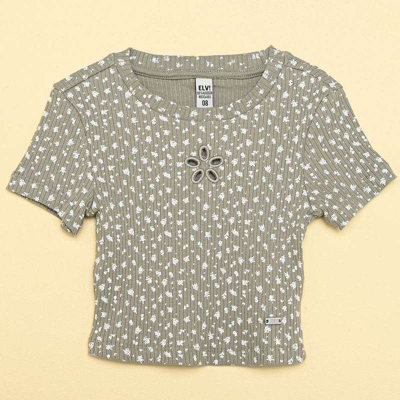 ELV - Camiseta Niña Manga corta Algodón ELV