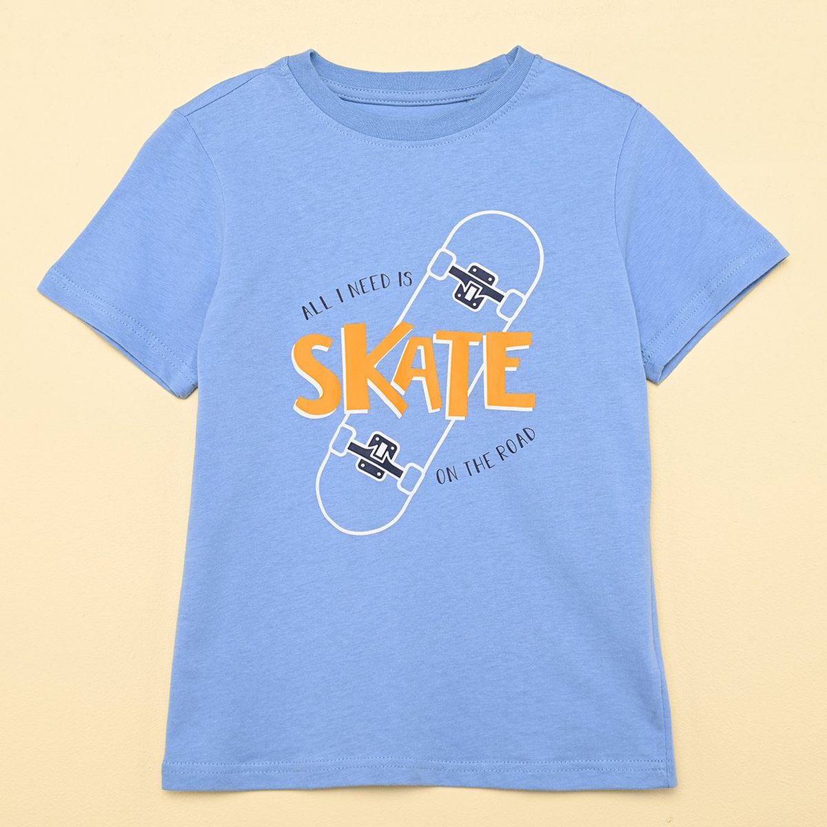 YAMP - Camiseta Niño con Estampado Manga corta de Algodón Yamp