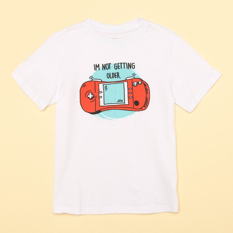 YAMP - Camiseta Niño con Estampado Manga corta de Algodón Yamp