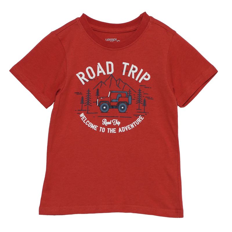 YAMP - Camiseta Niño con Estampado Manga corta de Algodón Yamp