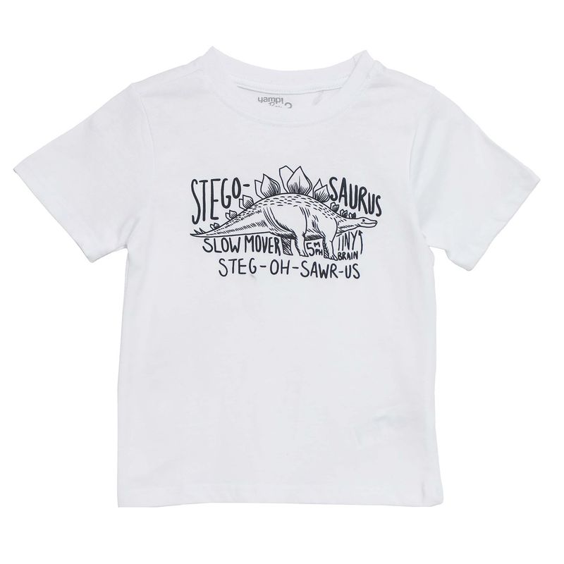 YAMP - Camiseta Niño con Estampado Manga corta de Algodón Yamp