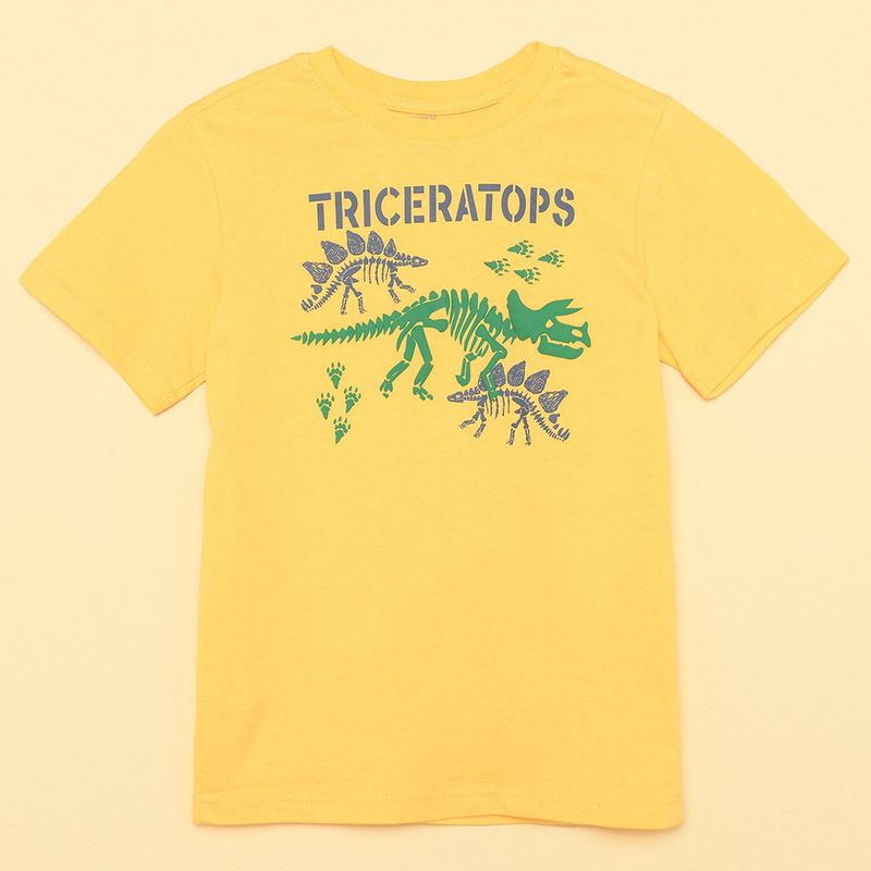 YAMP - Camiseta Niño con Estampado Manga corta de Algodón Yamp