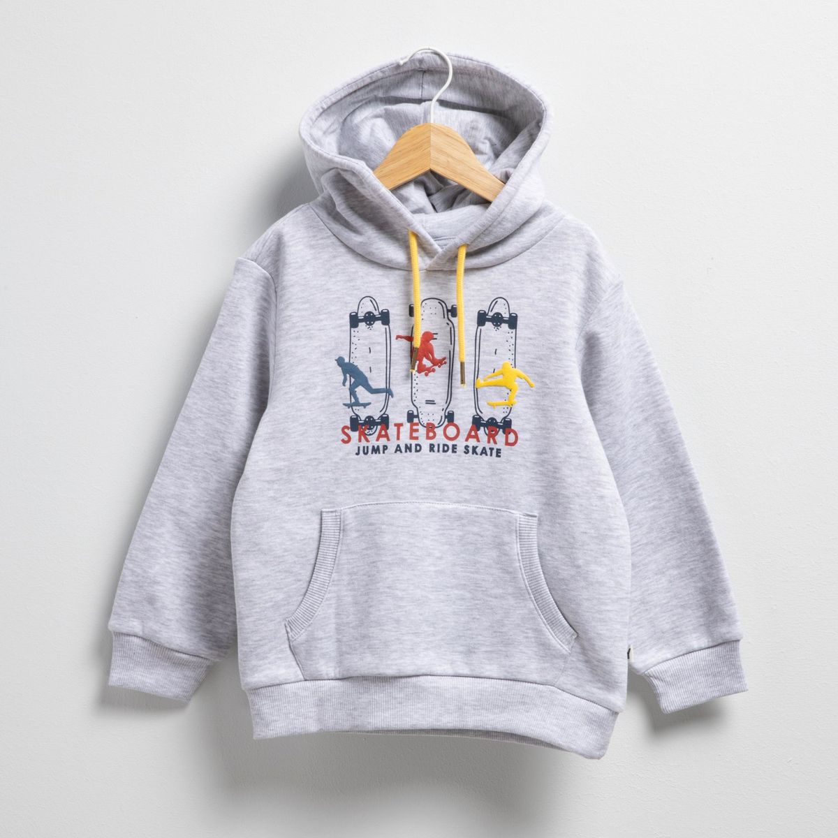 YAMP - Saco Niño con Estampado Con capucha de Algodón Yamp