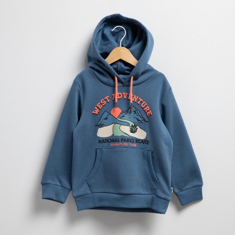 YAMP - Saco Niño con Estampado Con capucha de Algodón Yamp